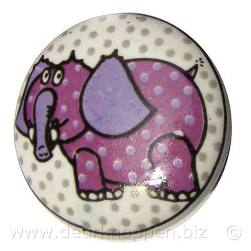 deurknop kastknop Happy Elephant