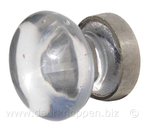 deurknop-ladeknop glas Round