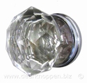 deurknop glas diamond